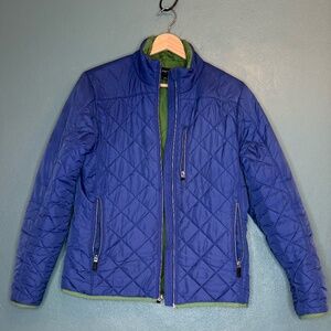 Lands End Primaloft Woman’s Small Jacket  Lots of Pockets Lightweight Warm